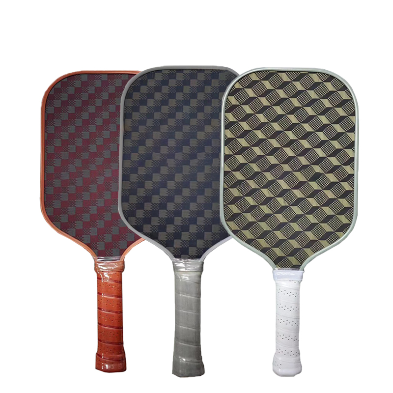 Carbon Fiber 3D Woven Hot-Pressed 2025 New Arrival Pickleball Paddle
